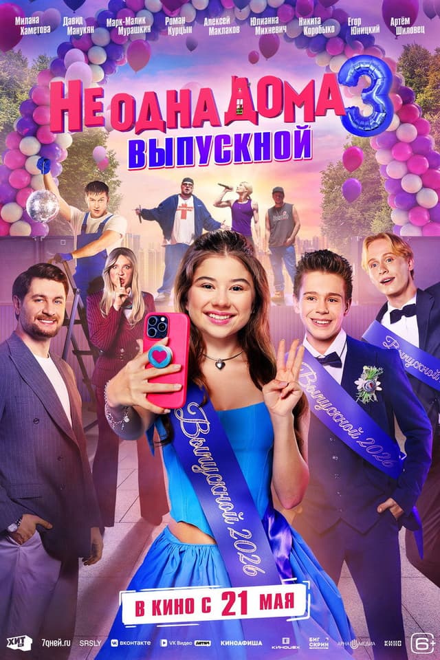 Постер Не одна дома 3. Выпускной