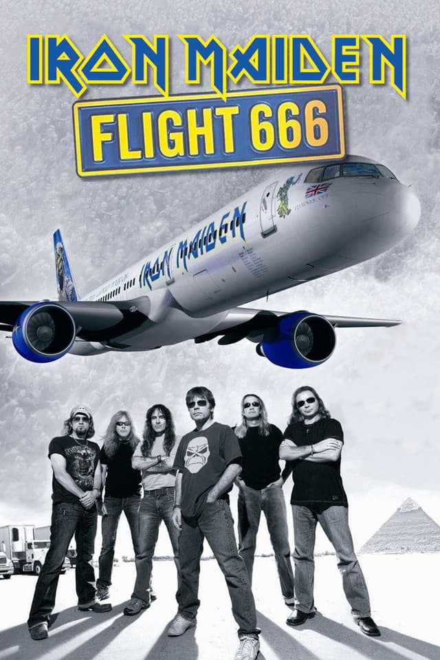 Постер Iron Maiden — рейс 666
